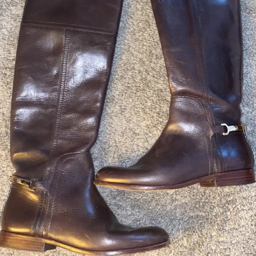 Tory Burch leather boots
